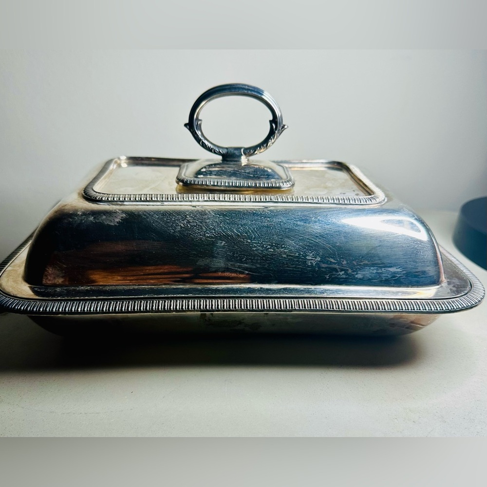 Early 20th Century Silver Plate Serving Dish, William Hutton & Sons Sheffield